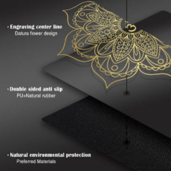 At Square Pegy, we believe mental and physical wellbeing are equally essential to a long, fulfilling life.Our premium mats aren’t just for practice — they’re designed with both meaning and comfort- Premium eco-friendly PU rubber  - Superior non-slip grip (even in sweaty practice)  - Cushioned support for joints & comfort  - Durable long-lasting quality for home or studio  Every symbol carries purposeLotus Flower - Strength, Resilience, Hope, TransformationOM symbol - Mental clarity, Spiritual upliftmentSqua
